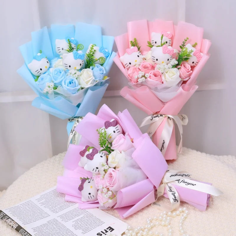Hello Kitty Flowers Bouquet