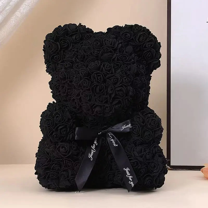 Artificial Rose Bear with Box