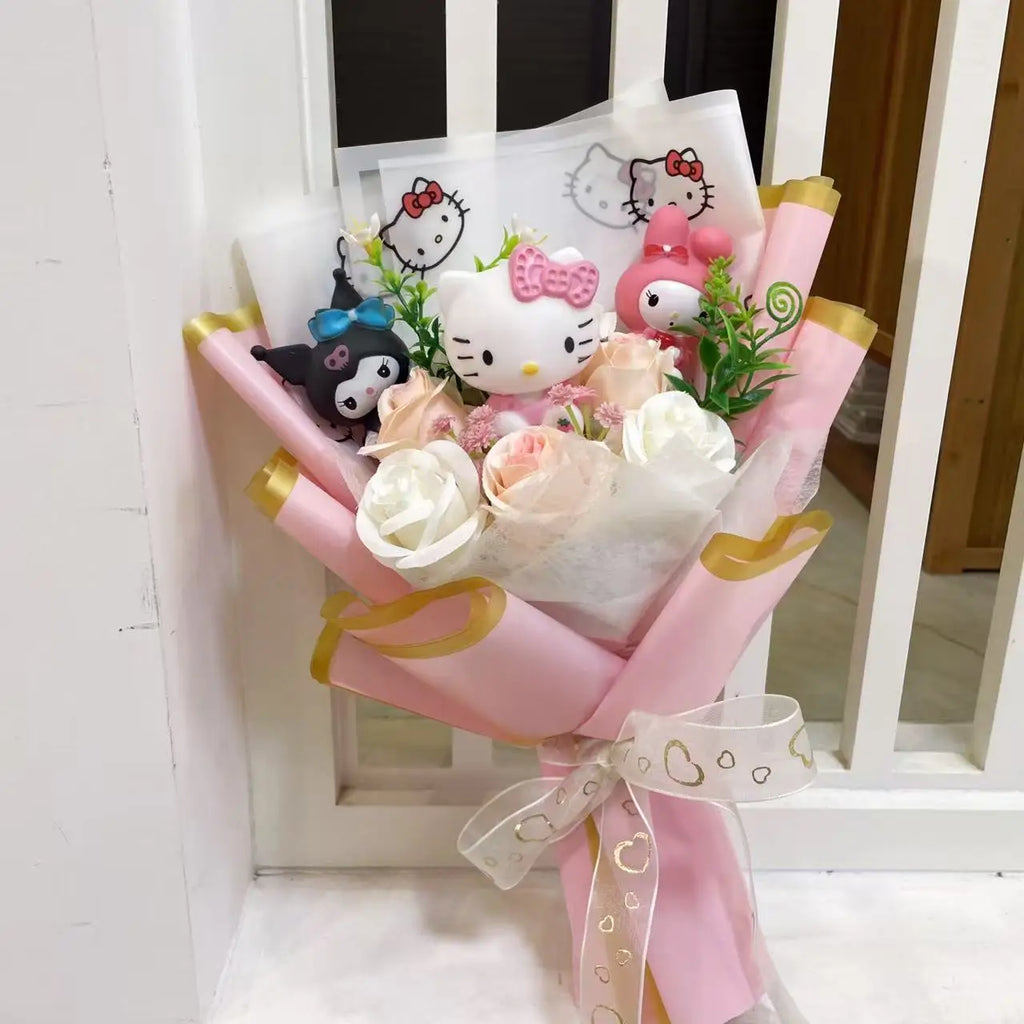 Hello Kitty Flowers Bouquet
