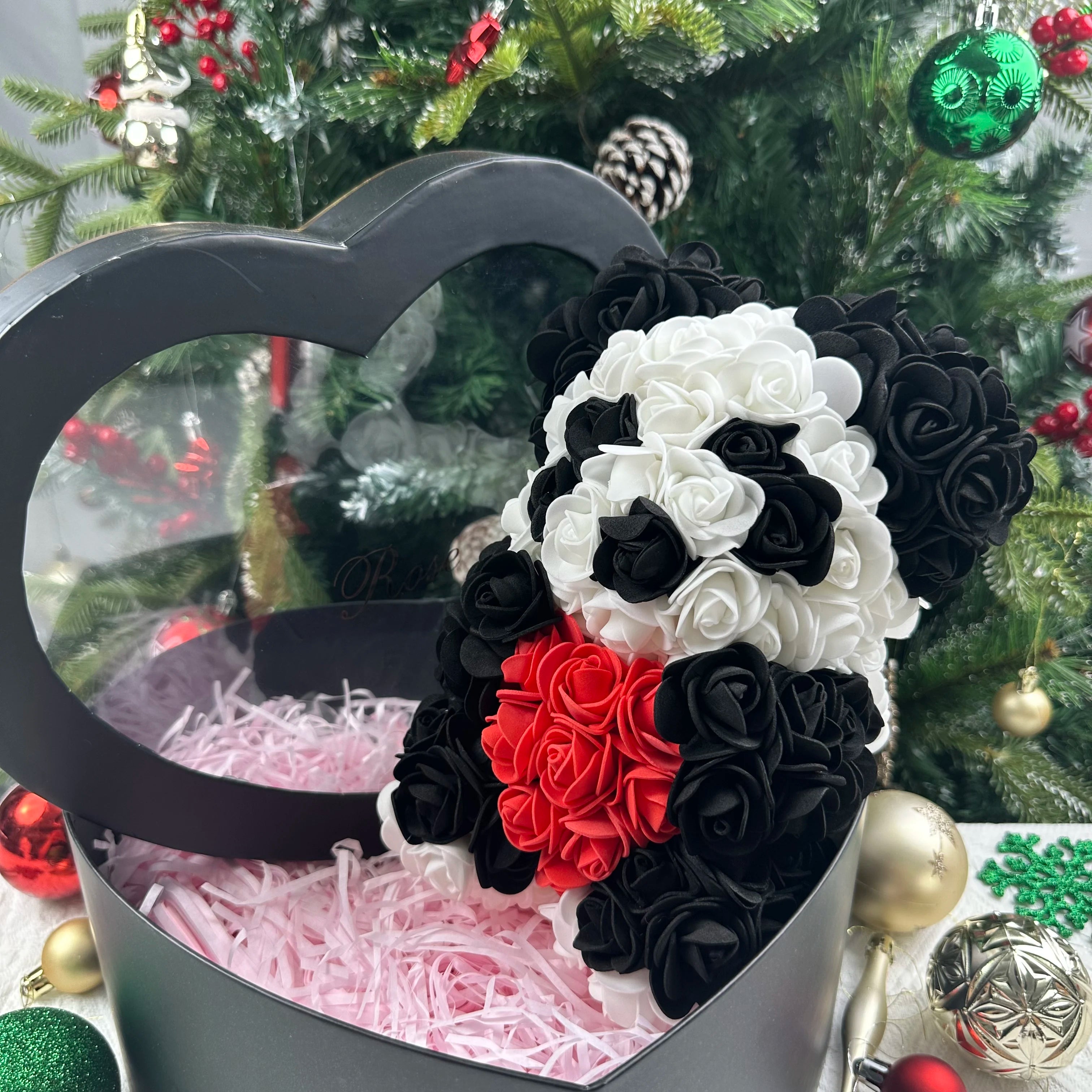 Artificial Rose Bear with Box