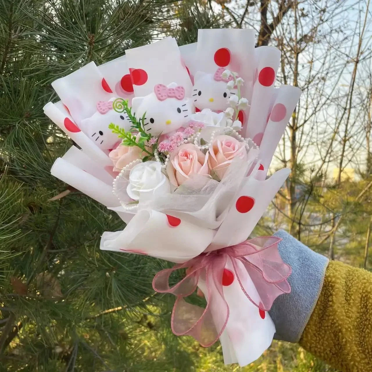 Hello Kitty Flowers Bouquet