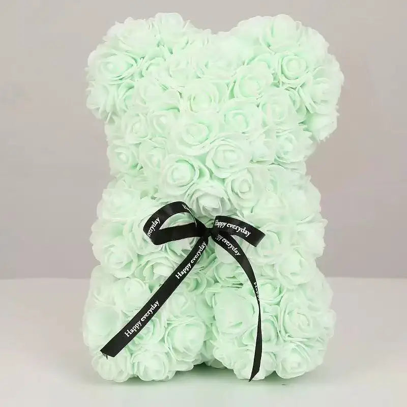 Artificial Rose Bear with Box